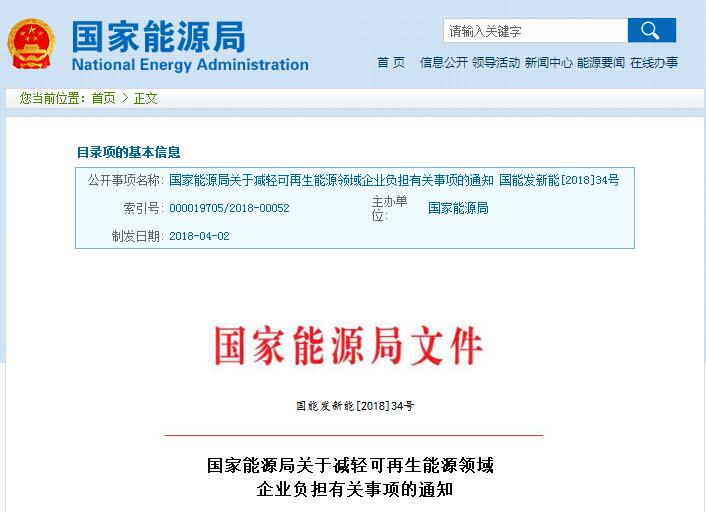 剛剛！國家能源局發(fā)文減輕可再生能源領(lǐng)域企業(yè)負(fù)擔(dān)