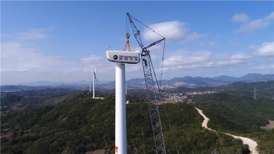 惠安尖峰風(fēng)電項目首批風(fēng)機(jī)并網(wǎng)發(fā)電
