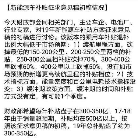 該信誰？2019年新能源汽車補貼版本滿天飛 到底哪個靠譜？
